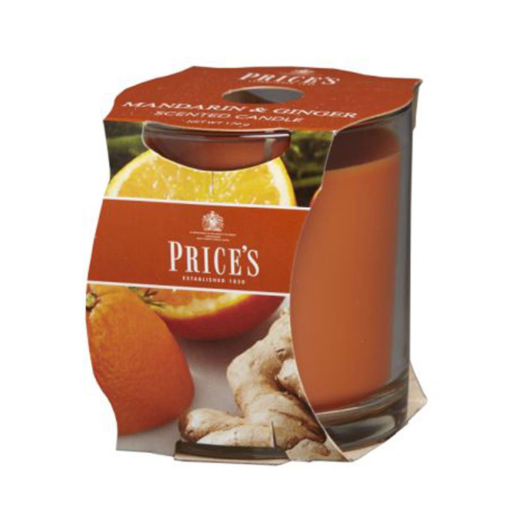 Price's Mandarin & Ginger Cluster Jar Candle Extra Image 1